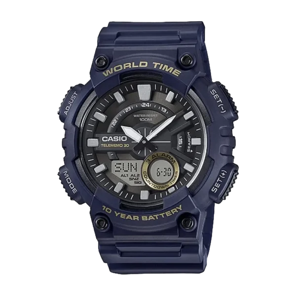 CASIO WORLD TIME TELEMEMO 30 AEQ-110W-2AVDF